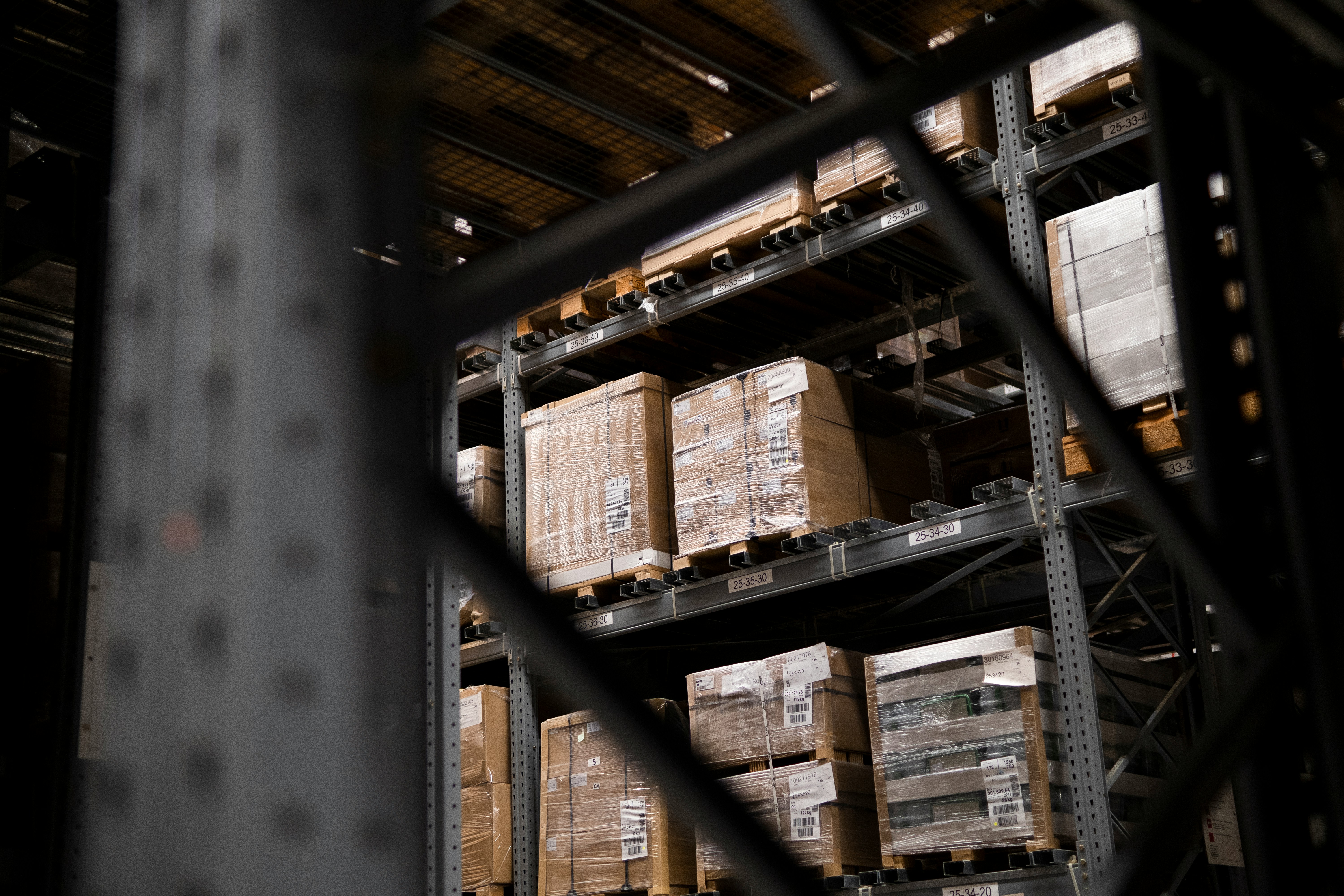A clean and well-lit self-storage unit